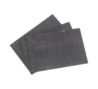TOPBATHY 3 Pièces Bloc de Graphite Rectangulaire Noir 150×100×2,5 Mm Performance Stable et Rétention de Chaleur pour Isolation de Four à Vide en Fabrication de Semi-conducteurs