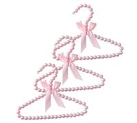 TOPBATHY 3 pièces Cintres pour Vêtements Garçon Fille Plastique avec Design Perlé et Antidérapants pour Garçon Fille pour Robes Manteaux et Pantalons
