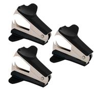 TOPBATHY 3 pièces Extracteur Agrafes de Bureau Outil Léger et Ergonomique pour Retirer Agrafes Plastique Protecteur et Métal Robuste pour Usage Scolaire et Professionnel