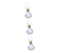 TOPBATHY 3 Pièces Lampe à Pétrole Lanterne Sticker Miroir Mur Miroir Décoration Aérienne Chaîne Plaquée Or pour La Fabrication De Bijoux Mèches De Kérosène Charmant Pendentif Porte Blanche