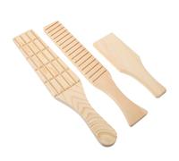 TOPBATHY 3 pièces Lot de Planches Bois pour Poterie Outils de Modelage et Sculpture Argile pour Céramique Figurines et Modelage Kit Polyvalent de Palettes à Argile pour Potiers et Artistes