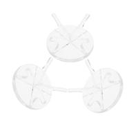 TOPBATHY 3 Pièces Présentoir Boule Baseball Stand Baseball Bolders Support de Softball Porte-Petites balles Support de -Ball Stand de Acrylique Transparent