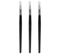 TOPBATHY 3 pièces Set Pinceaux Silicone Maquillage Visage et Yeux Applicateurs Fard à Paupières et Lèvres Surface Résistante Aux Liquides Nettoyage Facile Usage Professionnel et Quotidien