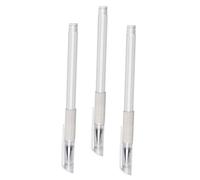 TOPBATHY 3 pièces Stylo Tatouage Sourcils Imperméable Marqueur Blanc Huile Fine pour Marquage Précis Crayon Portable pour Maquillage Semi-permanent et Positionnement Professionnel