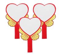 TOPBATHY 3 pièces Tableau à Effacer Portable Planchette Blanche Effaçable Simple Face Tableau de Vote et Score pour Enchères Sports Jeux et Enseignement