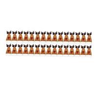 TOPBATHY 30 Pièces Bouchon de Bouteille de vin de Wapiti Range Couteaux Support Couteaux de Vaisselle de noël Sacs de Fourche de coupeur cuillères argenterie Couvre-Couverts