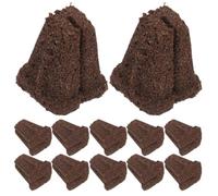 TOPBATHY 30 Pièces Cubes de Bouturage pour Plantes en Fibre Végétale et Tourbe, Kit de Germination Hydroponique pour Légumes, pour Culture Hydroponique en Extérieur et Jardinage Commercial