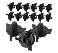 TOPBATHY 30 Pièces Visserie Casque Plastique Vis de Visière Résistantes pour Casques Tout-Terrain et Fixation Solide et Remplacement Facile pour Sécurité et Confort