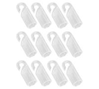 TOPBATHY 36 Pièces Crochet de Baguette pour Store Transparent en Plastique | Réutilisable, sans Outil, Installation Facile à Maison, pour Store Vénitien Vertical et Volet Plastique