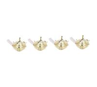 TOPBATHY 4 Ensembles Accessoires pour Lampes à Pétrole Huile Essentielle pour Diffuseurs Sablier Chauffage Dirigé Brûleur De Lampe à Pétrole Mécanisme Sirop Pompe Golden Alliage D'aluminium