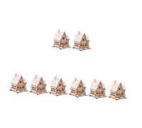 TOPBATHY 4 Ensembles Cabine Lumineuse Multi Salle Bal De Vigne Rose Artificielle Drapé Aveugle Décorations Décoration LED Branché Décoration Décoration Deux en Bois Khaki 2 Pièces * 4