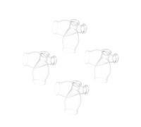 TOPBATHY 4 Ensembles Cool Globe Plus Chaud Lampe Vintage Lanterne LED Abat-Jour Suspendu Tiki Lampes À Huile De Jardin en Plein Air Diffuseurs Rechargeable Transparent Un Verre 2 Pièces * 4