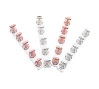 TOPBATHY 4 Ensembles Nail Art Display Holder Acrylic Nail Technician's Stand For Painting Training Fingernail Practice Portable Japanese-inspired Manicure Display For Home Salon Beginners