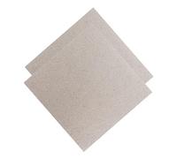 TOPBATHY 4 Pièces Accessoires Micro-ondes Tranche De Mica Pour Grille- Fours Grille- Accessoires De Four Couvercle De Guide D'ondes Pour Four Accessoires Bling Provisions Nacré