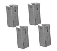 TOPBATHY 4 Pièces Couvertures de Guide de Têtière pour Sièges de Accessoires de Remplacement pour Camions et SUV Amortissement des Vibrations et Installation Facile