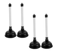 TOPBATHY 4 pièces Déboucheur WC Haute Performance avec Pompe Manuelle Ventouse Caoutchouc Robuste pour Cuvette Toilette Lavabo et Évier Outil Multi-Usage pour Salle de Bain et Cuisine
