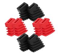 TOPBATHY 4 Pièces Drum Rack Feet Sleeve Replacement Pads For Drum Kit And Cymbal Stand Anti-slip Plastic Protectors For Percussion Rack Legs