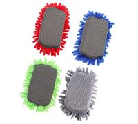 TOPBATHY 4 pièces Gomme Effaçable Magnétique pour Tableau Éponges Chenille Réutilisables Nettoyage pour Bureau École et Maison Adaptées Aux Tableaux Magnétiques