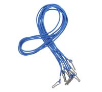 TOPBATHY 4 Pièces Nylon Cordon de Moufles Anti-Perte Bleu, pour Garçon et | Attache Rapide, Port Confortable, Usage Hiver et Sorties Prolongées, pour Jeunes Aventuriers