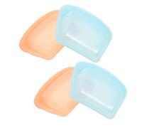 TOPBATHY 4 Pièces Pochette Médicale Silicone de Voyage Transparent pour Organisateur Pratique et Réutilisable pour Transport Voyage