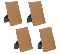 TOPBATHY 4 Pièces Support de Noir pour Cadres Photo Remplacement de Plaque Arrière Support de Table pour Affichage de Photos et Art Stabilité et Ajustabilité Optimales