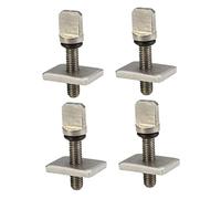TOPBATHY 4 pièces Vis INOX pour Planche de Surf Vis Aileron Étanches et Durables pour Longboard Accessoires Tail Fin Pratiques et Résistants Corrosion