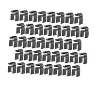 TOPBATHY 40 pièces Clips de Câble Plastique pour Microphone Support Téléphone Portable Fixation pour Stand Microphone et Tablette