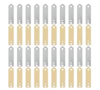 TOPBATHY 40 Pièces Kit Électrodes Cuivre et Zinc pour Piles à Fruits Léger et Portable, pour Projets Éducatifs et Expériences Scientifiques en Classe