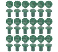 TOPBATHY 48 Pièces Bouchon de Tige en Plastique pour Bambou, Protecteur