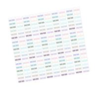 TOPBATHY 480 Onglets Adhésifs D'indexation Multicolores pour Cahiers et Classeurs Marque-pages Inscriptibles en Papier Adhérence Renforcée 240 Pièces Couleurs Claires 240 Pièces Tons