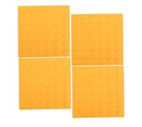 TOPBATHY 4pièces Pavés Antidérapants Pour Trottoirs Lot De Dalles Tactiles Avec Lignes Relief Pour Repères De Navigation Clairs Adaptés Pour Intérieur Et Extérieur