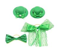 TOPBATHY 5 Ensembles Bouchon De Bouteille Irlandais Vin Boire Délirer Verres À Liqueur Accessoires De La Saint Patrick Jour De La Saint Patrick Faire La Fête Tissu Brossé Eva 4 Pièces * 5