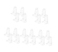 TOPBATHY 5 Ensembles Clips De Maintien Inférieurs Aveugles Clips De Miroir Butoirs De Porte Rail Équerre De Fixation Crochets Rideaux Store Enrouleur Rideaux Voilage Pompon 4 Pièces * 5
