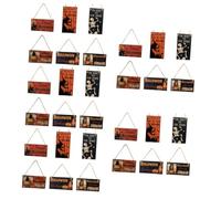 TOPBATHY 5 Ensembles Référencement Halloween Haloween Decoration House Amovible Décoratif Décor Bouteille Panneau De Porte Décoration Intérieure Corde De Orange 6 Pièces * 5