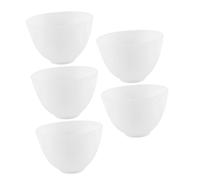 TOPBATHY 5 pièces Bol à masque facial en silicone bol de mélange DIY pour masques visage multifonction moyen matériau et facile à nettoyer outil de beauté universel