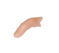 TOPBATHY 5 Pièces Farce Faux Doigt en Caoutchouc pour Magiciens | Accessoire de Spectacle, Facile à Apprendre, pour Fête et Performance, Beige, Mouchoir de Soie
