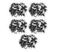 TOPBATHY 5 Pièces Guirlande d'halloween en Pet Scintillante Style Chat 2m pour Décoration Intérieure de Fête, Facile à Ranger et Nettoyage Rapide
