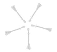 TOPBATHY 5 Pièces Mèche de Lampe à Huile en Coton Blanc pour Lampes à Pétrole, Durabilité Prolongée Interruptions, Adaptée aux Aventures Extérieures et Usage Intérieur