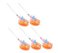 TOPBATHY 5 Pièces Pendentifs de Téléphone Forme de Donut de Desserts Colorées pour Accessoires Main et Décorations