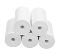 TOPBATHY 5 rouleaux Papier Impression Thermique Sans Tube Compatible Imprimante Thermique et Caisse Papier Reçu Clair et Portable pour Restaurants et Bureaux