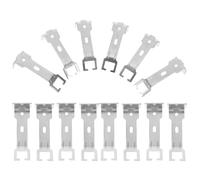 TOPBATHY 50 Pièces Accessoire de Pompe à Air pour Pompe D'aération, Bras Oscillant en Acier Inoxydable Argenté Trou D'axe Précis et Flux d'air Stable pour Chambre ou Bureau