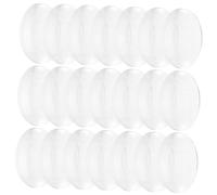 TOPBATHY 50 pièces Lentilles Convexes Transparentes Double Face Outils Enseignement Scientifique pour Physique Lentilles Optiques pour Projets DIY et Expérimentations