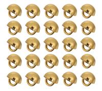 TOPBATHY 50 pièces Mini Boutons Métalliques Champignon Demi-rond à Queue pour Vêtements Poupée Accessoires Couture DIY pour Chemises Blazers et Projets Artisanaux