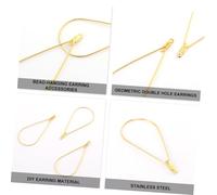 TOPBATHY 50 pièces Pendants Acier Inoxydable Doré Forme Goutte Eau Accessoires DIY pour Fabrication de Bijoux Charms pour Créoles Femme