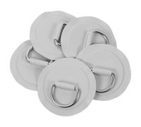 TOPBATHY 5pièces Anneaux Acier Inoxydable Lot pour Kayak Et Planche à Pagaie Gonflable Fixation Facile Et Patchs Robustes PVC pour Bateaux Pneumatiques