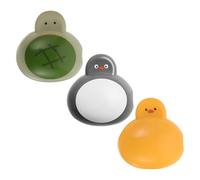 TOPBATHY 6 Capuchons de Brosse à Dents Portables Étui Portable pour Tête de Brosse à Dents Plastique Anti-poussière Motif Canard/Tortue/Pingouin Camping et Déplacements