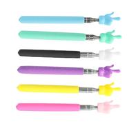 TOPBATHY 6 pièces Bâtons Pointeurs Télescopiques Rétractables Acier Inoxydable Colorés Sticks de Lecture Portables pour Enseignants Outils Pédagogiques Pratiques pour Salle de Classe