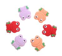 TOPBATHY 6 pièces Bouchons Aiguilles à Tricoter Silicone Forme Grenouille Protège Pointes Aiguilles Tricot Couture Crochet DIY