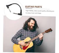 TOPBATHY 6 pièces Câble Patch Guitare Électrique Plat pour Basse Audio Effet Instrument Compact et Léger