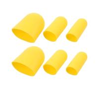 TOPBATHY 6 Pièces Étuis en Silicone pour Bouteilles de Voyage Anti-fuites, | Lot de Six, Tailles Grosse Moyenne Petite, Surface Mate Antidérapante, pour Flacons Cosmétiques